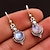 cheap Earrings-Women&#039;s Earrings Classic Precious Stylish Vintage Earrings Jewelry Ancient silver For Wedding Party 1 Pair