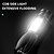 billiga Ficklampor och campingljus-usb uppladdningsbar cob ficklampa led högeffekt långdistans minificka portabel utomhus nödlampa med pennklämma