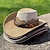 billiga Historiska- och vintagedräkter-1700-talet 1800-talet delstaten Texas Cowboyhatt Cowgirl hatt Cowgirl Cowboy Västerncowboy Herr Dam Karnival Fest / afton Maskerad Hatt