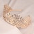 זול רצועות שיער-רצועות אביזר לשיער סגסוגת חתונה יום הולדת וינטאג&#039; אלגנטית עם צבע טהור כיסוי ראש כיסוי ראש