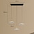 preiswerte Einzigartige Kronleuchter-Deckenpendelleuchte 3/4/5/6 Kopf moderne kreative Lotusblatt Büro Rezeption Kronleuchter Licht Luxus Bar Rezeption Esstisch Beleuchtung 110-240V