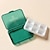 billige Hjemmehelse-6-gitter reisepilleorganisator, fuktsikker liten pilleboks, daglig pilleetui, bærbar medisinbeholder for vitaminholder