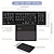 baratos Teclados-teclado bt recarregável sem fio com touchpad &amp; teclado numérico perfeito para telefone &amp; tábua