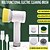 cheap Kitchen Cleaning-Electric Spin Scrub-BER Rechargeable Cleaning Tools, Electric Cleaning Brush with 5 Brush Heads, Electric Scrub-BER Suitable for Bathroom Wall Kitchen, Cleaning Tools