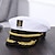 cheap Career &amp; Profession Costumes-Adult Yacht Boat Ship Sailor Captain Cosplay Costume Hat Cap Navy Marine Admiral(3 Colors)