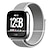 billiga Fitbit klockband-Klockarmband för Fitbit Versa 2 / Versa Lite / Versa SE / Versa Tyg Nylon Ersättning Rem Mjuk Andningsfunktion Sport loop Armband