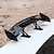 זול תליונים וקישוטים לרכב-StarFire חלקי רכב שינוי זנב רכב אוניברסלי מרקם סיבי פחמן מיני כנף זנב ללא ניקוב מדבקות דקורטיביות אישיות