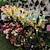 preiswerte Bodenlichter-Solarlilie im Freiensimulations-Blumenlampe führte künstliche Blumen-Bodeneinfügungslampe-Garten- und Hof-dekorative Lichter Feiertags-Partei-dekorative Lichter