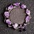 cheap Wearable Accessories-Natural Amethyst Original Stone Diy Bracelet Amethyst Cluster Shaped Bracelet Simple Jewelry Amethyst Obsidian Bracelet