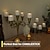 billiga Dekorativa ljus-12 st led flamlösa timerljus långvariga batteridrivna värmeljus för julbröllop bordsdekorationer varmvita