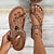 cheap Women&#039;s Sandals-Women&#039;s Sandals Boho Bohemia Beach Flat Sandals Daily Walking Embroidered Summer Embroidery Flat Heel Open Toe Casual Comfort Bohemia EVA Buckle Black Blue Brown