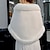 Χαμηλού Κόστους Γούνινες Εσάρπες-γυναικεία σάλια λευκή ψεύτικη γούνα κομψά νυφικά αμάνικα πολυεστερικά φθινοπωρινά τυλίγματα γάμου με καθαρό χρώμα για το φθινόπωρο του γάμου&amp;amp; χειμώνας