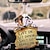 tanie Zawieszki i ozdoby do samochodu-uroczy pies ozdoba piękny akrylowy wieszak samochodowy ze zwierzęciem wystrój samochodu dwustronna ozdoba