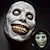 cheap Halloween 2023-Creepy Smile Demons Halloween Latex Masks Horror Green Face Masks The Evil Cosplay Props Horror Decor Halloween Decor Party Decor for Halloween