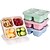 voordelige Dineren &amp; Bestek-1 pak snackcontainers voor kinderen volwassenen, bento-snackdoos met 4 compartimenten, herbruikbare maaltijdbereidingslunchcontainers met compartiment, verdeelde kleine snackcontainers bento-box voor