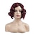 cheap Costume Wigs-Short Curly Red Wigs for Women Synthetic Natural Wavy Red Costume Cosplay Party Wig with Wig Cap
