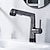 billige trekke ut spray-baderomskran lcd digital display vask blandebatterier med uttrekkbar sprøyte, enkelthåndtak løftbart tuthode 3 modus, messingbeholderkran vaskerom