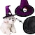 abordables Costumes-Chien Chat Bandanas &amp; Chapeaux Cosplay Tenue d&#039;Halloween Cosplay Drôle Hiver Doux Lavable Confortable Halloween Extérieur Halloween Décontracté Quotidien Vêtements pour Chiens for Bichon Frisé Spitz