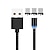 ieftine Cabluri Telefon Mobil-Cablu de încărcare multiplu 3.3ft 6.6ft USB A la Lightning / micro / USB C 2 A Cablu Încărcător Încărcare Rapidă Nailon împletit Durabil 3 în 1 Pentru Macbook iPad Samsung Accesorii de Mobil