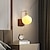 Недорогие Настенные светодиодные светильники-Lightinthebox керамический настенный светильник, небольшой настенный светильник, настенный светильник из орехового дерева в деревенском стиле, винтажная лампа изголовья, светильник для внутреннего