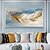 cheap Still Life Paintings-Handmade Oil Painting Canvas Wall Art Decor Original Feather Painting for Home Decor With Stretched Frame/Without Inner Frame Painting