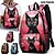 cheap Kids &amp; Teen Backpacks-Cute Black Cat Backpack for Girls – Trendy Animal Print School Bag with Large Capacity and Fun Design for Teens
