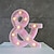 cheap Decorative Lights-LED Letter Lights Light Up Pink Letters Glitter Alphabet Letter Sign Battery Powered for Night Light Birthday Party Wedding Girls Gifts Home Bar Christmas Decoration Pink Letter