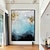 halpa Abstraktit taulut-käsintehty käsinmaalattu öljymaalaus myrskyseinä taide tummanvihreä kultafolio moderni minimalistinen kodinsisustus sisustus valssattu kangas ei kehystä venyttämätön