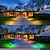baratos Luzes e lanternas de caminho-luzes de caminho solar led à prova dwaterproof água lâmpada de paisagem iluminação de jardim movida a energia solar para pátio pátio quintal decoração de passarela