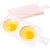 abordables Utensilios para huevos-Hervidor de huevos para microondas, hervidor de huevos de huevo escalfado, lindo huevo doble, hervidor de huevos rápido, utensilios de cocina para cocinar
