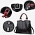 cheap Handbag &amp; Totes-Women&#039;s Handbag Shoulder Bag PU Leather Outdoor Daily Large Capacity Waterproof Durable Letter Black / Red Black &amp; Yellow