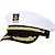 cheap Career &amp; Profession Costumes-Adult Yacht Boat Ship Sailor Captain Cosplay Costume Hat Cap Navy Marine Admiral(3 Colors)