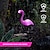 economico Illuminazione vialetto-1/3 pcs outdoor solare fenicottero prato luce impermeabile luce del giardino fenicottero rosa cortile giungla passerella decorazione del paesaggio