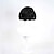 preiswerte Kostümperücke-Cosplay Perücke schwarze Haare / Halskette mit Halskette Cosplay Party Perücken