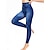 זול מרובה חבילות-רב חבילות 2 יחידות בגדי ריקוד נשים כחול רזה מכנסיים חותלות כיס דפוס פרפר רחוב קזו&#039;אל פוליאסטר קיץ