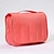 cheap Cosmetic Bags &amp; Cases-Women&#039;s Girls&#039; Makeup Bag Cosmetic Bag Oxford Cloth Party Holiday Travel Zipper Large Capacity Waterproof Foldable Embroidery Wine Pink Dusty Rose