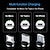 cheap Cell Phone Cables-2023 magnetic USB cable LED magnetic charging cable suitable for iPhone micro USB C type fast charging magnet charger mobile phone cable