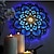 ieftine Lumini decorative-lumina de noapte mandala lampa decorativa din lemn camera de yoga cu led lumina de noapte multistratificat cu laser sculptat decor de perete pentru casa sufragerie ornament dormitor 1buc