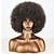 Χαμηλού Κόστους Περούκες μεταμφιέσεων-κοντές περούκες 70s afro για μαύρες γυναίκες μεγάλη συνθετική μαύρη κοντή περούκα afro 70&#039;s 8 ιντσών 60s αφρο περούκα για γυναίκες που φουσκώνουν και απαλές με φυσική εμφάνιση αποκριάτικες περούκες