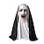 ieftine Accesorii-Conturarea Călugăriţă Decorațiuni de Halloween  Unisex Costum înfricoșător Halloween Halloween Costume de Halloween ușoare