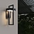 זול מנורות קיר חיצוניות1-גופי תאורה חיצוניים למרפסת עמידים למים פמוטים צמוד קיר מנורות קיר מודרניות למרפסת דלת כניסה כניסה למרפסת לבן חם 110-240v