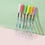abordables fournitures de peinture, de dessin et d&#039;art-6pcs stylos gel dégradé arc-en-ciel couleurs scintillantes