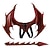 billige Dyrekostyme-Karnevalskostyme 2026 Vinger Maske Party-kostyme Drage Fest / aften Cosplay kostyme Barne Gutt Jente Jul Barnas Dag Maskerade Fest Halloween Maskerade Kle deg opp