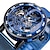 זול שעונים מכאניים-WINNER שעון יד שעון מכני ל גברים אנלוגי אוטומטי נמתח לבד חור וינטאג&#039; מסוגנן חריתה חלולה ריינסטון סגסוגת עור