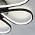 billige Dæmpbart loftlys-led loftslampe lotus design loftslampe moderne kunstnerisk metal akryl stil trinløs dæmpning soveværelse malet finish lyser kun dæmpbare med fjernbetjening 85-265v