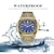 abordables Relojes de Cuarzo-Reloj de pulsera de acero para hombre con relieve de bronce retro tendencia de moda reloj de hombre de negocios con calendario de gama alta