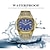 cheap Quartz Watches-Retro Bronze Embossed Men&#039;s Steel Band Watch Fashion Trend High-end Calendar Business Men&#039;s Watch