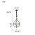 cheap Candle-Style Design-Modern Clear Crystal Chandelier Adjustable 1/6/8 Lights Crystal Glass Flush Mount Hanging Ceiling Pendant Light Classic Candle Style Lighting Fixture E12/E14 for Bedroom Living Room Hallway Entry 110-240V