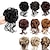 cheap Chignons-Tousled Updo Messy Bun Hair Piece: Curly Hair Bun, Wavy Ponytail Hairpieces, Hair Scrunchies With Elastic Rubber Band