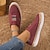 cheap Women&#039;s Slip-Ons &amp; Loafers-Women&#039;s Slip-Ons Plus Size Slip-on Sneakers Outdoor Daily Cartoon Color Block Summer Flat Heel Round Toe Classic Casual Walking Faux Leather Loafer Dark Red Red Green